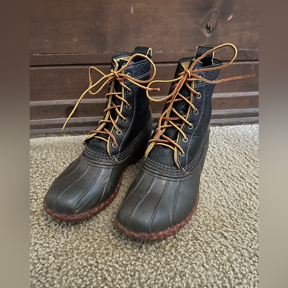RARE LL. Bean boots Bison- Brick sole. 8” EUC. Rarely worn. Sz.W8 - Picture 2 of 8